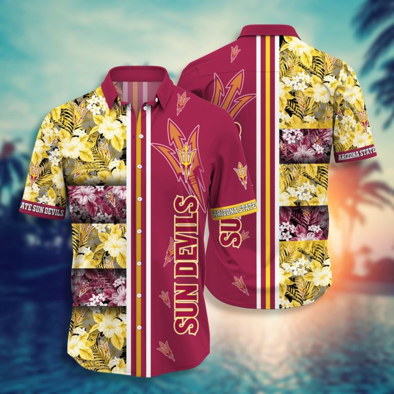 Arizona State Sun Devils Hawaiian Aloha Shirts NCAA