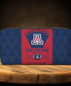 Arizona Wildcats Custom Name Zip Around Wallets Arizona Wildcats Custom Name Zip Around Wallets