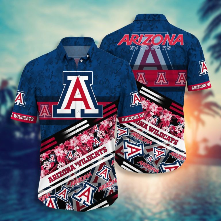 Arizona Wildcats Hawaiian Aloha Shirts NCAA