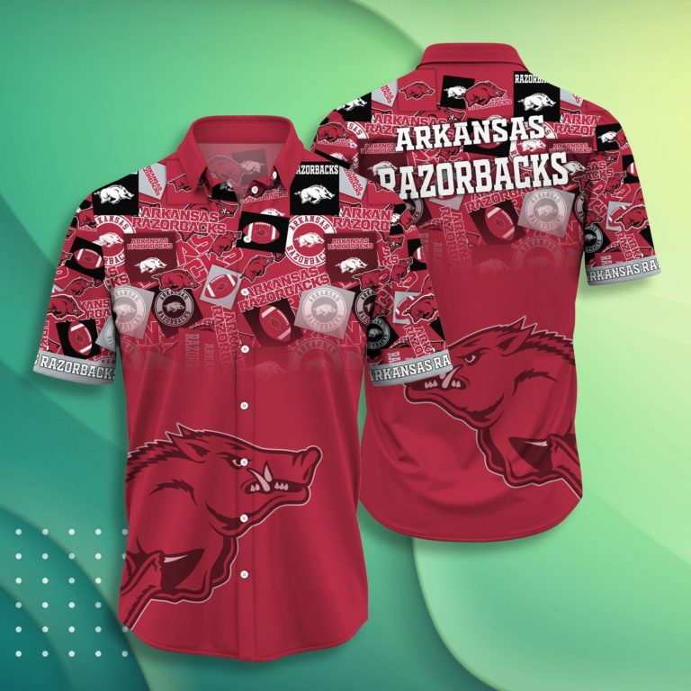 Arkansas Razorbacks Hawaiian Aloha Shirts