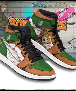 Armin Arlert Anime Shoes Custom Attack On Titan Boot Sneakers Armin Arlert Anime Shoes Custom Attack On Titan Boot Sneakers