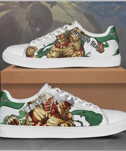 Armored Titan Uniform Attack On Titan Low top Leather Stan Smith Sneaker, Casual Shoes Armored Titan Uniform Attack On Titan Low top Leather Stan Smith Sneaker, Casual Shoes