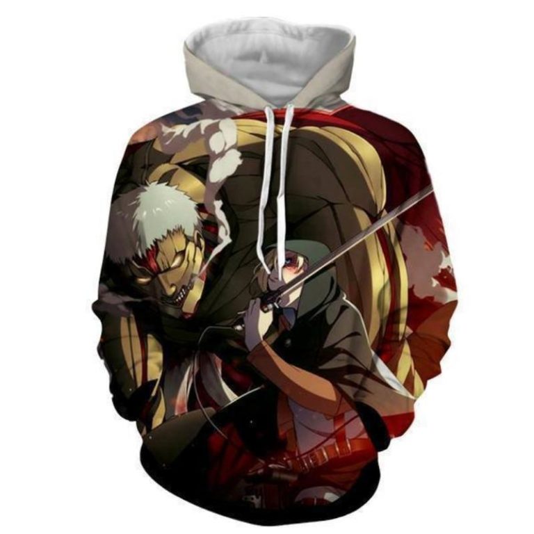 Armour Titan And Annie All Over Print Hoodie and Zip