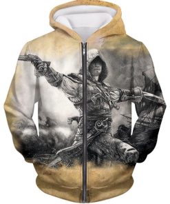 Assassin Edward James Kenway Animation All Over Print Hoodie and Zip