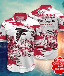 Atlanta Falcons – Custom Name Hawaiian Aloha Shirt