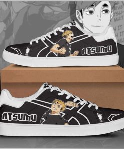 Atsumu Miya Custom Haikyuu Low top Leather Stan Smith Shoes, Custom Sneaker