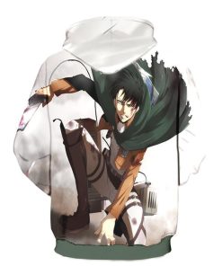 Attack On Titan 3d Levi In Battle All Over Print Hoodie and Zip