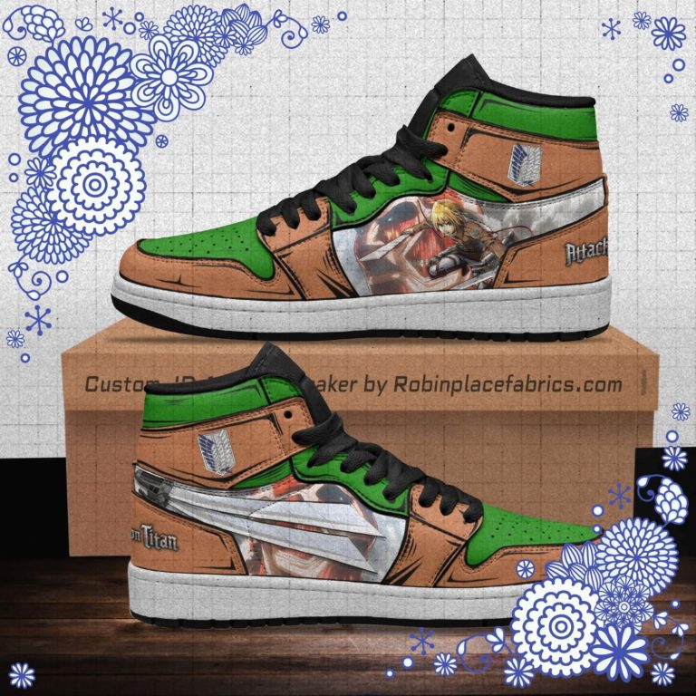 Attack On Titan Armin Arlert Anime Shoes Custom Boot Sneakers