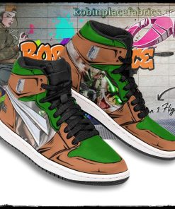 Attack On Titan Eren Yeager Anime Shoes Custom Boot Sneakers Attack On Titan Eren Yeager Anime Shoes Custom Boot Sneakers