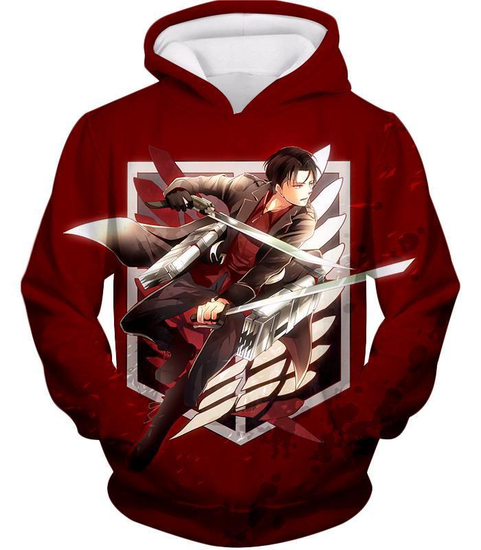 Attack On Titan Humanitys Strongest Soldier Levi Ackerman Of Survey ...