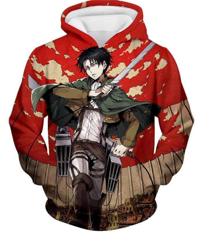 Attack On Titan Incredible Captain Levi Action Anime All Over Print ...