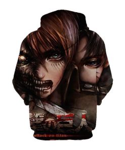 Attack On Titan Manga Canvas All Over Print Hoodie and Zip Attack On Titan Manga Canvas All Over Print Hoodie and Zip