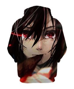 Attack On Titan Mikasa Ackerman’s Scarf All Over Print Hoodie and Zip