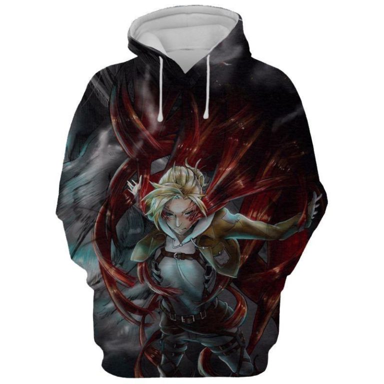 Attack On Titan Shifting Annie Leonhart 3D Hoodie and Zip