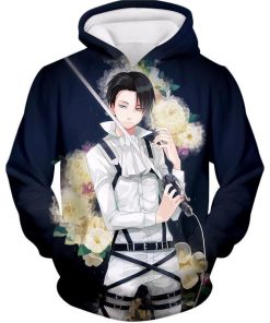 Attack On Titan Strongest Soldier Levi Ackerman Anime All Over Print Hoodie and Zip Attack On Titan Strongest Soldier Levi Ackerman Anime All Over Print Hoodie and Zip