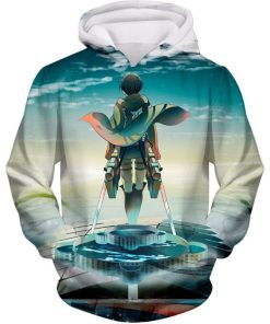 Attack On Titan Strongest Soldier Of Humanity Captain Levi Ackerman All Over Print Hoodie and Zip