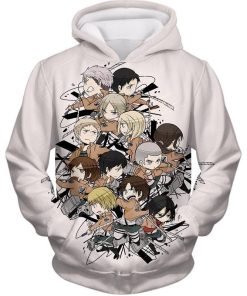 Attack On Titan Super All Attack On Titan Characters All Over Print Hoodie and Zip
