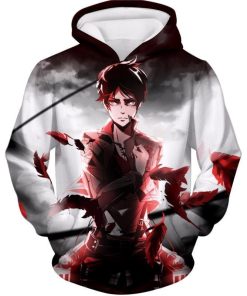 Attack On Titan Survey Corps Soldier Eren Yeager All Over Print Hoodie and Zip
