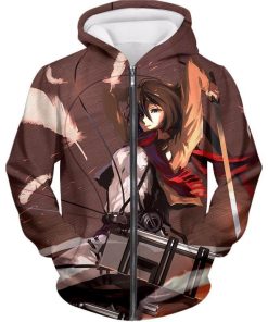 Attack On Titan The Survey Corps Misaka All Over Print Hoodie and Zip