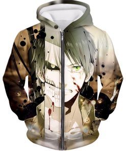 Attack On Titan The Titan Human Eren Yeager 3D Hoodie and Zip