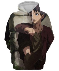 Attack On Titan Young Eren Yeager All Over Print Hoodie and Zip