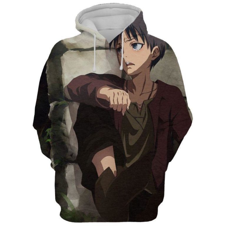 Attack On Titan Young Eren Yeager All Over Print Hoodie and Zip