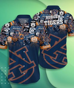 Auburn Tigers Casual Short Sleeve Hawaiian Shirt Auburn Tigers Casual Short Sleeve Hawaiian Shirt