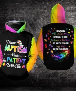 Autism Awareness Patient Hoodie 3D
