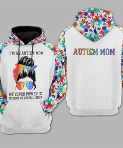 Autism Mom Awareness Hoodie 3D Autism Mom Awareness Hoodie 3D
