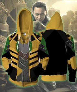 Avengers Infinity War – Loki Jacket 3D Hoodie and Zip