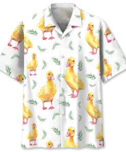 Baby Ducklings Short Sleeve Casual Button Up Shirts