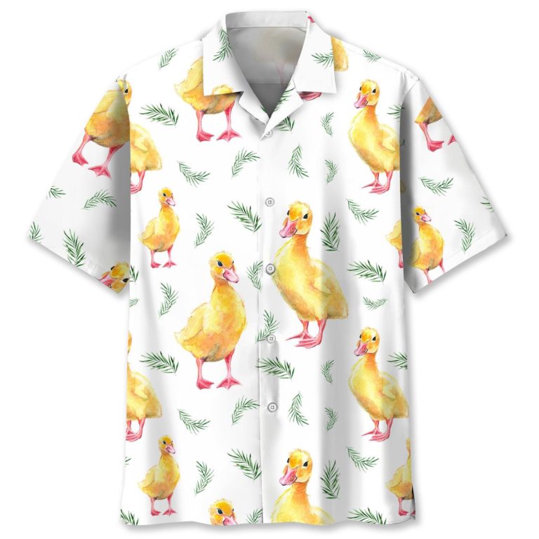 Baby Ducklings Short Sleeve Casual Button Up Shirts