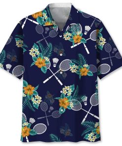 Badminton Hawaiian Tropical Hawaiian Shirt