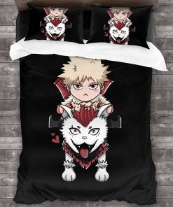 Bakugou Chibi My Hero Academia Bedding Custom Anime Bed Set