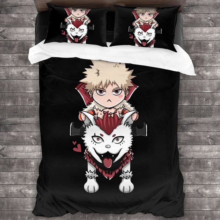 Bakugou Chibi My Hero Academia Bedding Custom Anime Bed Set