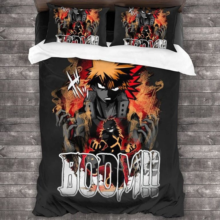 Bakugou Katsuki Boom My Hero Academia Bedding Custom Anime Bed Set