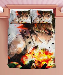 Bakugou Katsuki My Hero Academia Bed Set Custom Anime Bedding