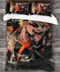 Bakugou Katsuki My Hero Academia Bed Set Custom Bedding