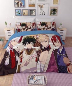 Bakugou Wolf My Hero Academia Anime Bed Set Fan Art Bedding