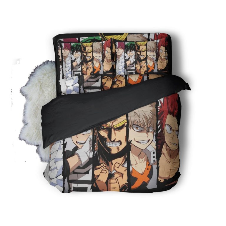 Bakugou x Todoroki My Hero Academia Bedding Custom Anime Bed Set