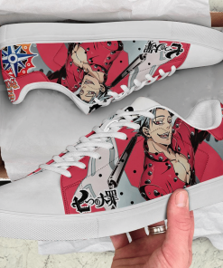 Ban The Seven Deadly Sins Low top Leather Stan Smith Sneaker, Casual Shoes