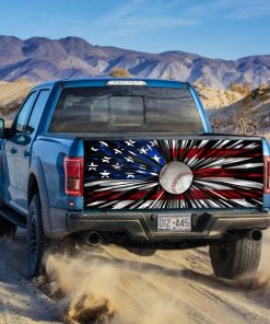 Baseball American Truck Tailgate Decal Baseball American Truck Tailgate Decal