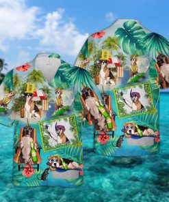 Beagle Surfing Hawaiian Shirt
