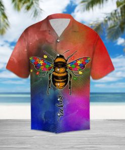 Bee Autism Hawaiian Shirt