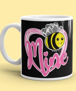 Bee Mine Gift Couple In Love Ceramic Mug Bee Mine Gift Couple In Love Ceramic Mug