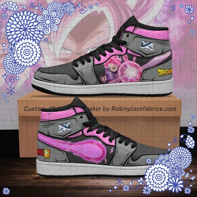 Black Goku Boot Sneakers Custom Dragon Ball Super Anime Shoes