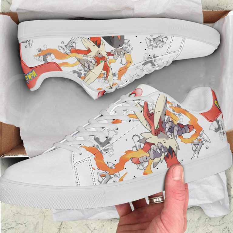 Blaziken Pokemon Low top Leather Stan Smith Sneaker, Casual Shoes