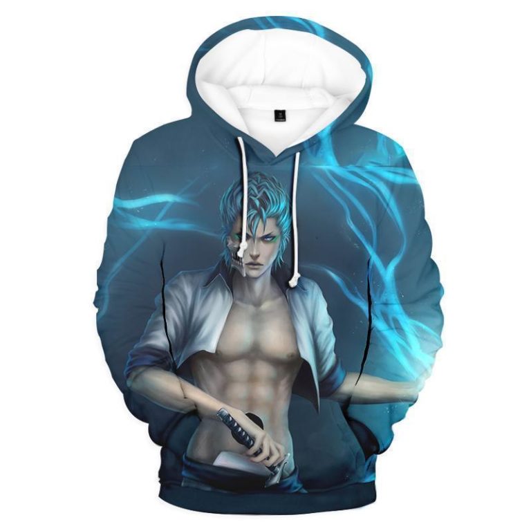 Bleach 3d Grimmjow – Bleach Clothing All Over Print Hoodie and Zip