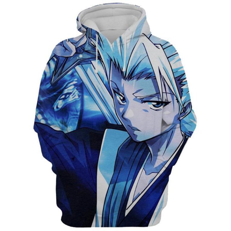 Bleach Anime – Hitsugaya Toushiro Light All Over Print Hoodie and Zip