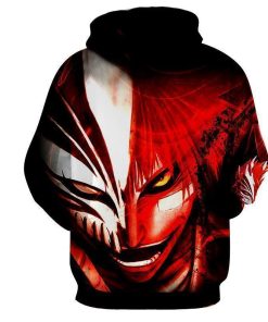 Bleach Hollow Ichigo – Hollow Mask 3d Bleach All Over Print Hoodie and Zip